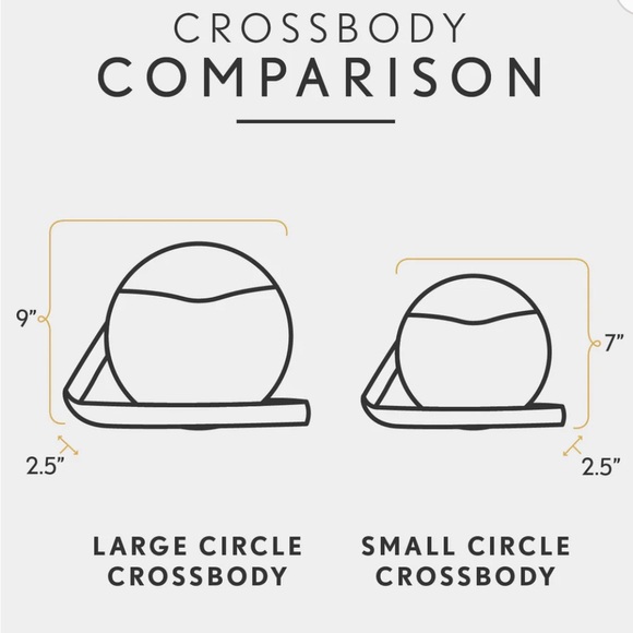 Portland Leather Elegant small Black Leather Crossbody Bag - Picture 3 of 3